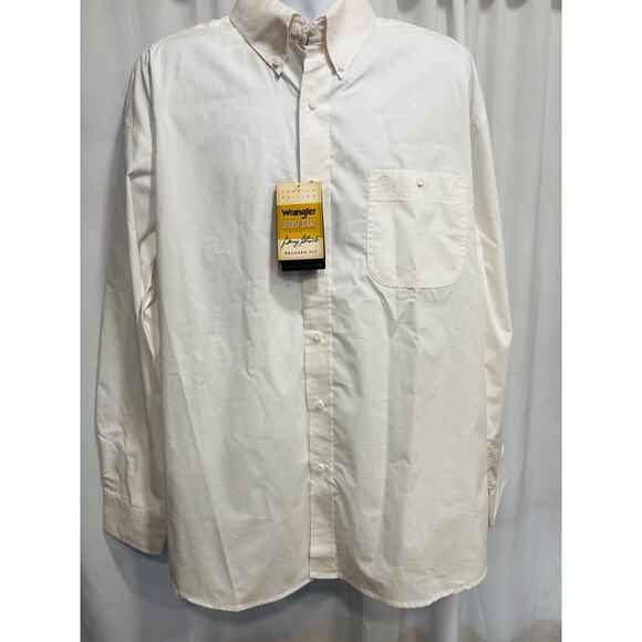 Wrangler Other - NWT Wrangler George Strait Collection Men's Button Up Long Sleeve Size XL Cowboy